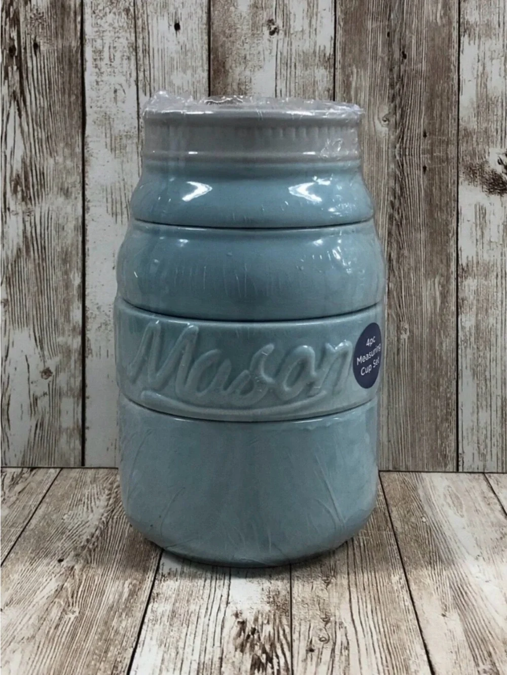 Mason Jar Stackable Measuring Cup Set